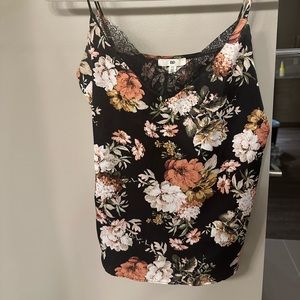 Black floral BP Camisole Blouse XS